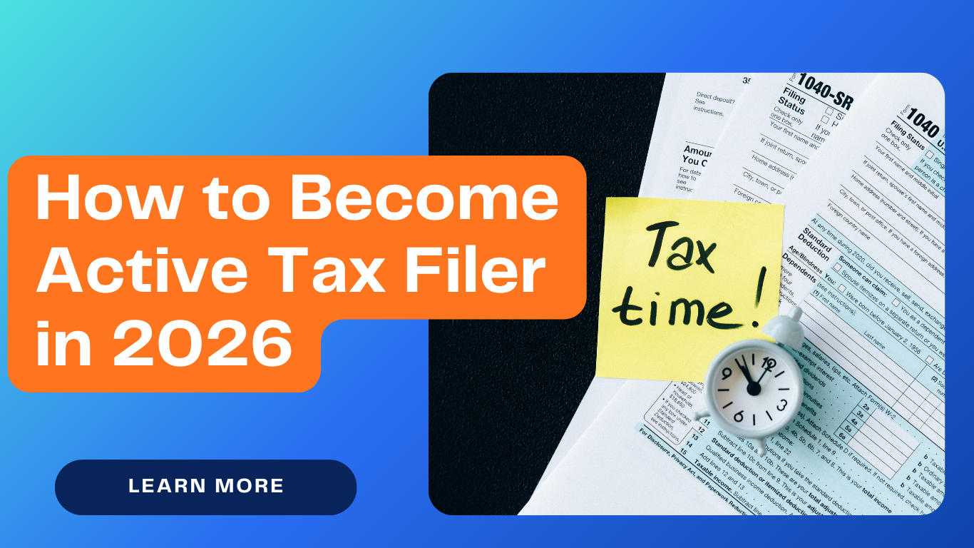 How to Become Active Tax Filer in Pakistan in 2026